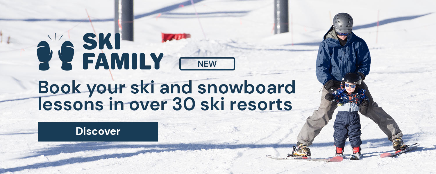 book ski lessons with ski family